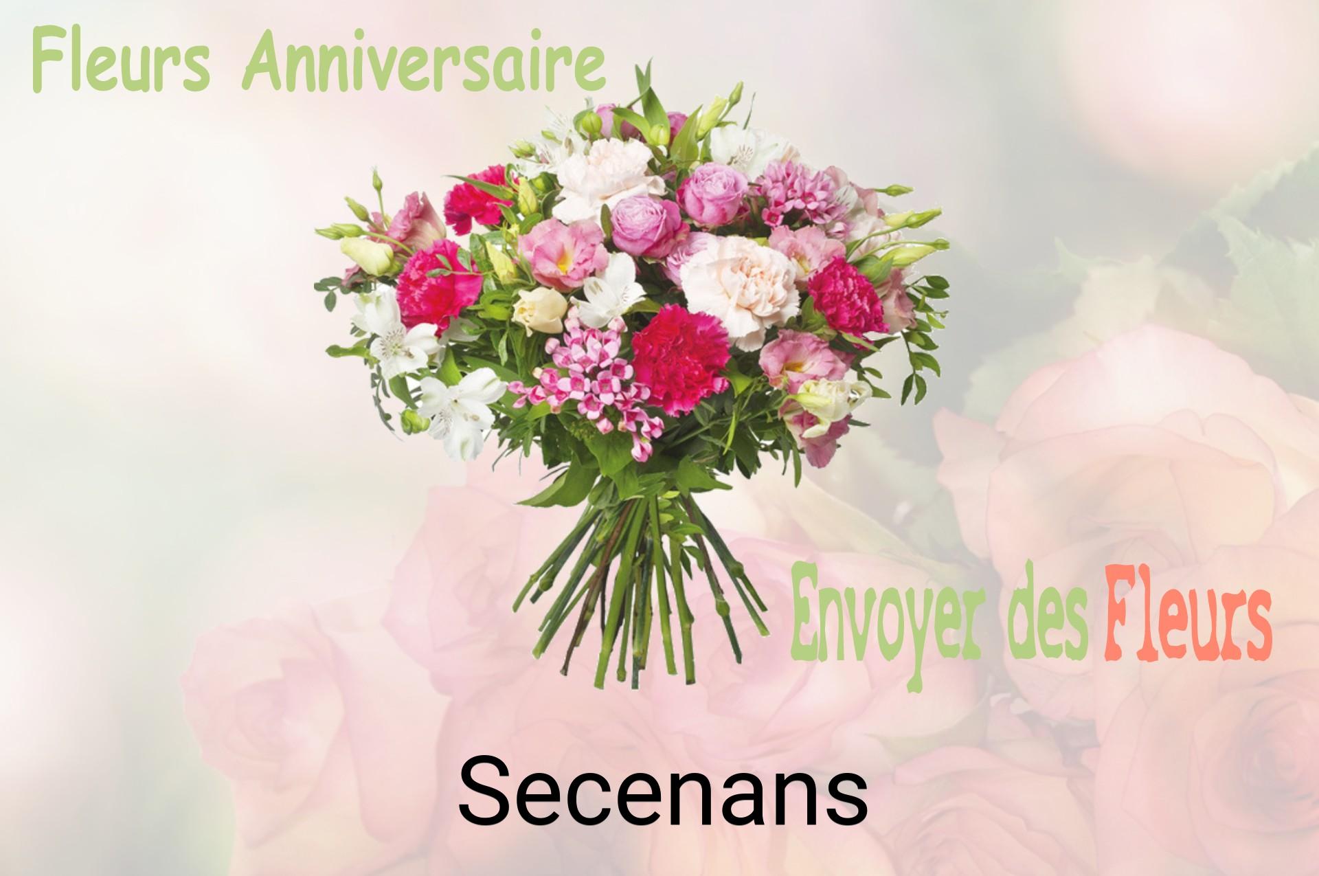 Bouquet de fleurs d’anniversaire livré à Secenans